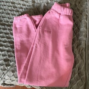 pink set active joggers